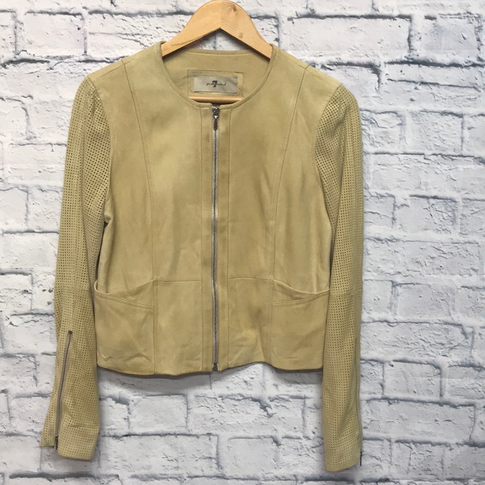 7 For all mankind Suede Jacket